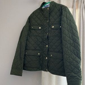 J crew quilted jacket